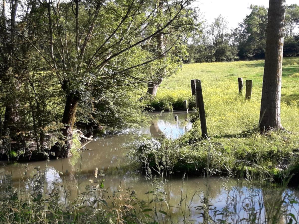 Le Logis De Lange Apt Les Aigrettes Saint-Hilaire-la-Palud Bagian luar foto