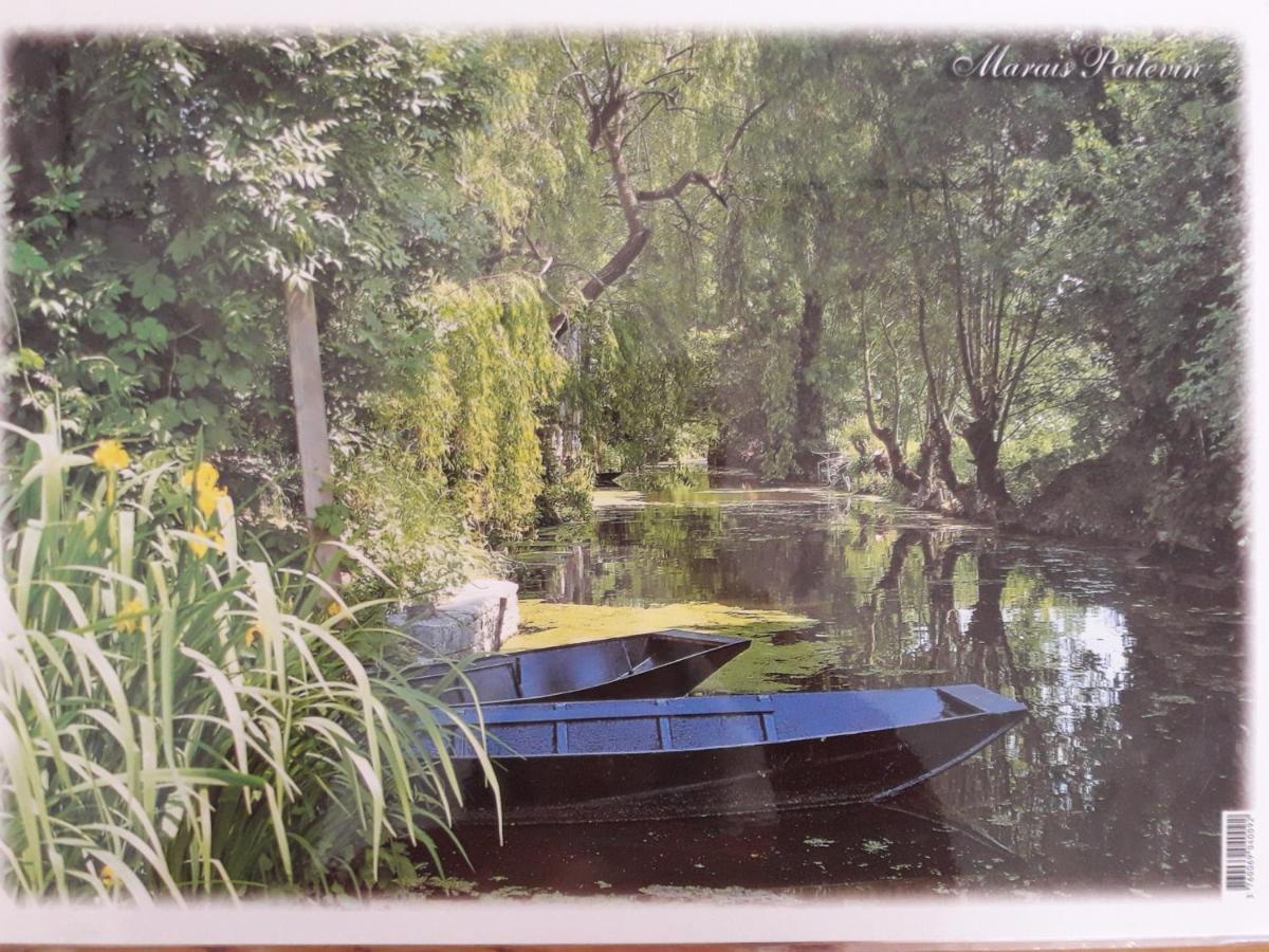 Le Logis De Lange Apt Les Aigrettes Saint-Hilaire-la-Palud Bagian luar foto